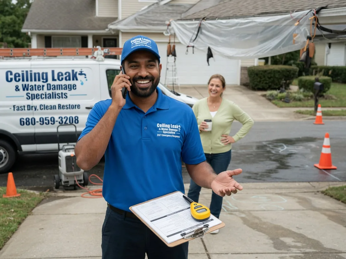 Ceiling Leak Cleanup House Springs, MO FAQs